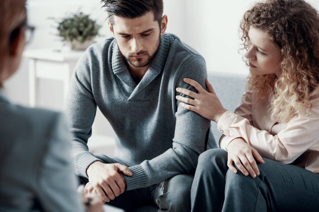 Couples counselling session focused on communication and connection in Lethbridge