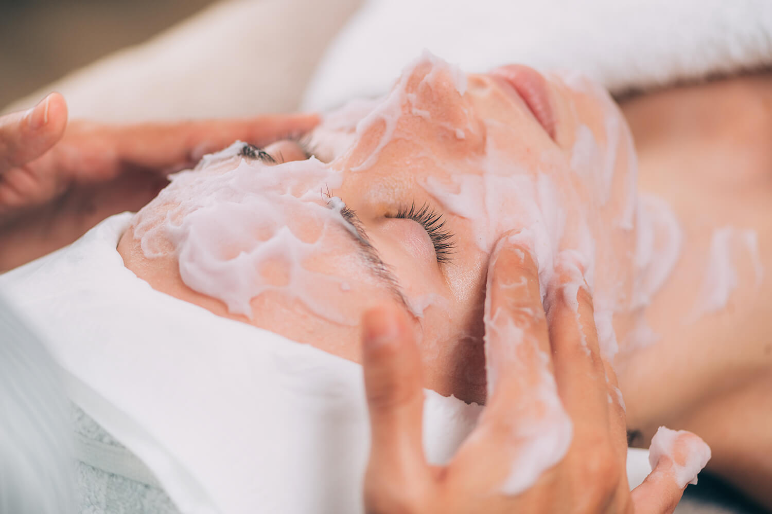 Customized facial treatment at Rowan & Peridot Collective in Lethbridge