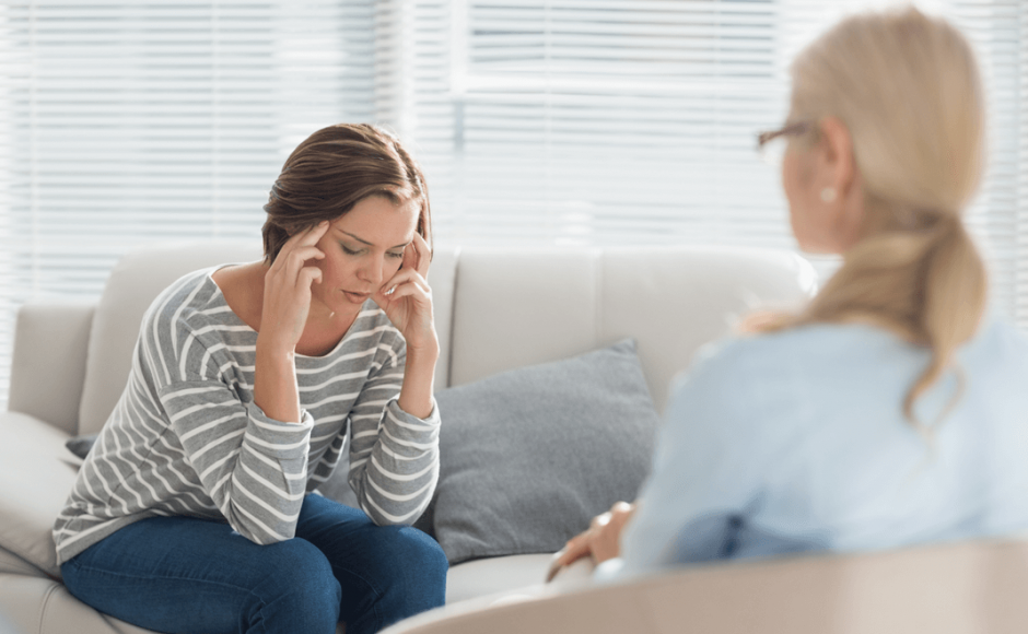 Psychological consultation session focused on mental health assessment and support