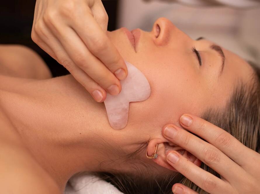 prestige facial gua sha lymphatic drainage at our Lethbridge location