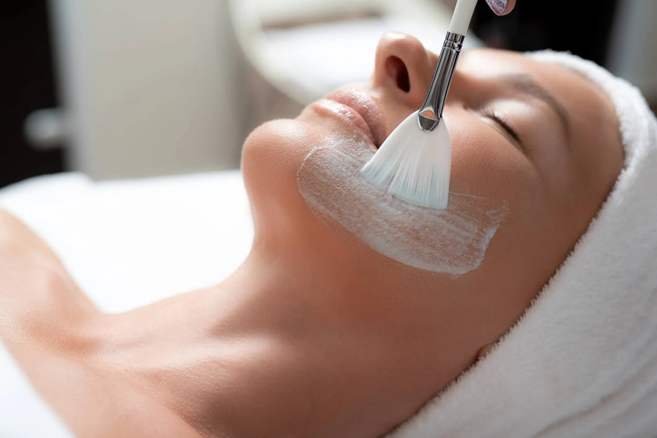 High frequency facial therapy during Prestige Facial treatment