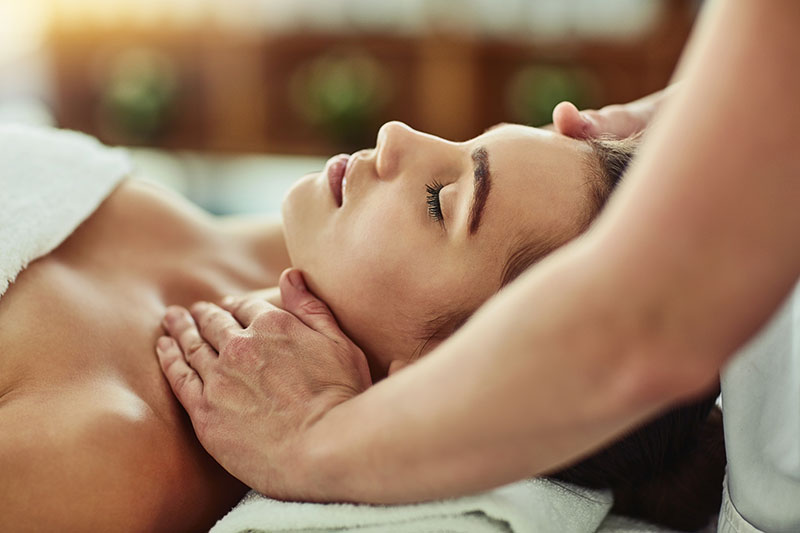 Lymphatic drainage massage therapy in Lethbridge using gentle rhythmic techniques