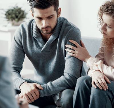 Couples counselling session focused on communication and connection in Lethbridge